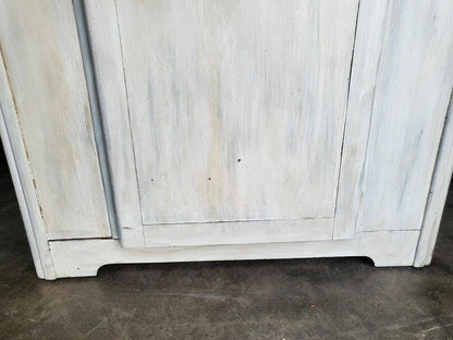 Vintage painted dome top single wardrobe French