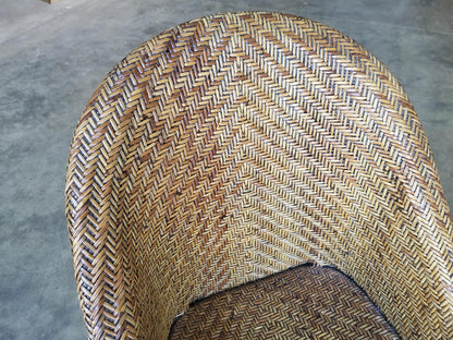 Wicker conservatory patio garden arm chair