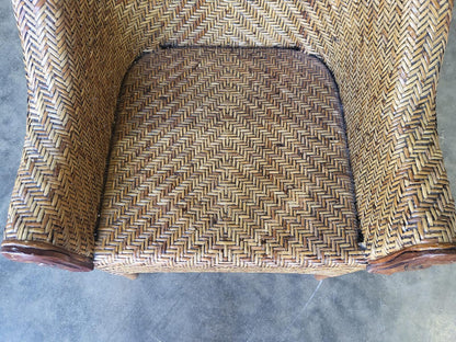 Wicker conservatory patio garden arm chair