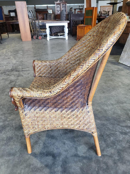 Wicker conservatory patio garden arm chair