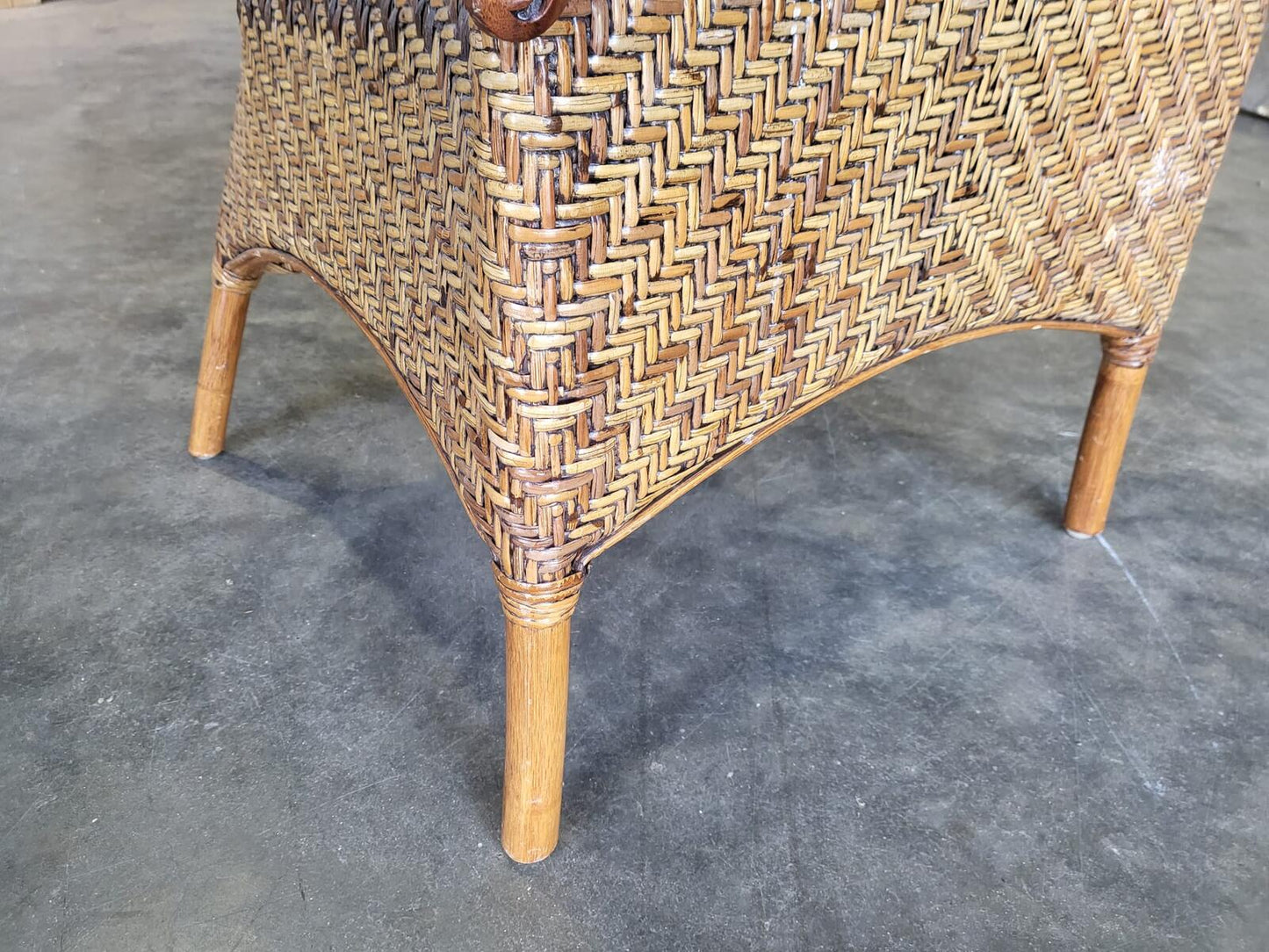 Wicker conservatory patio garden arm chair