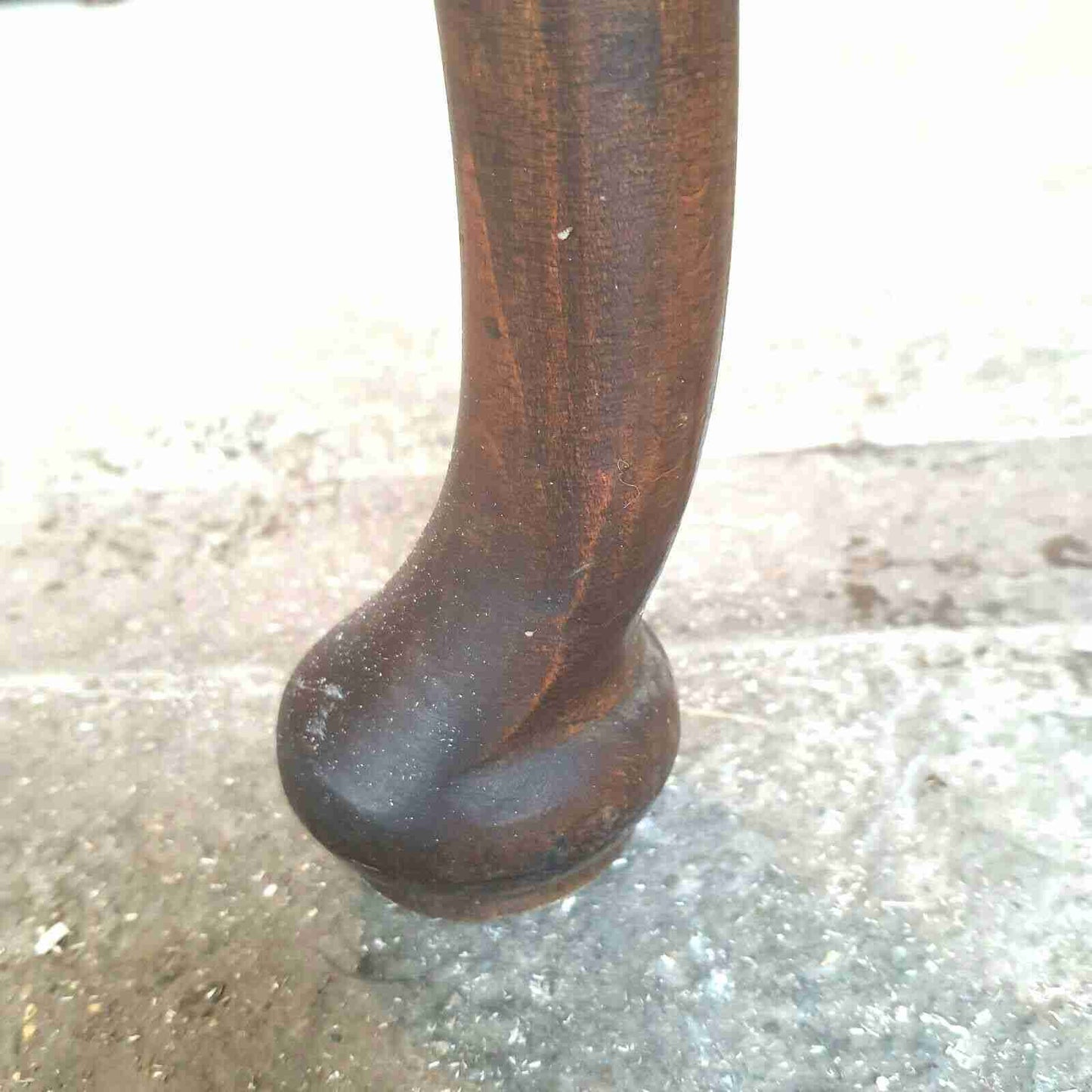 antique 1920's mahogany extending 1 leaf dining table table cabriole legs seat 8