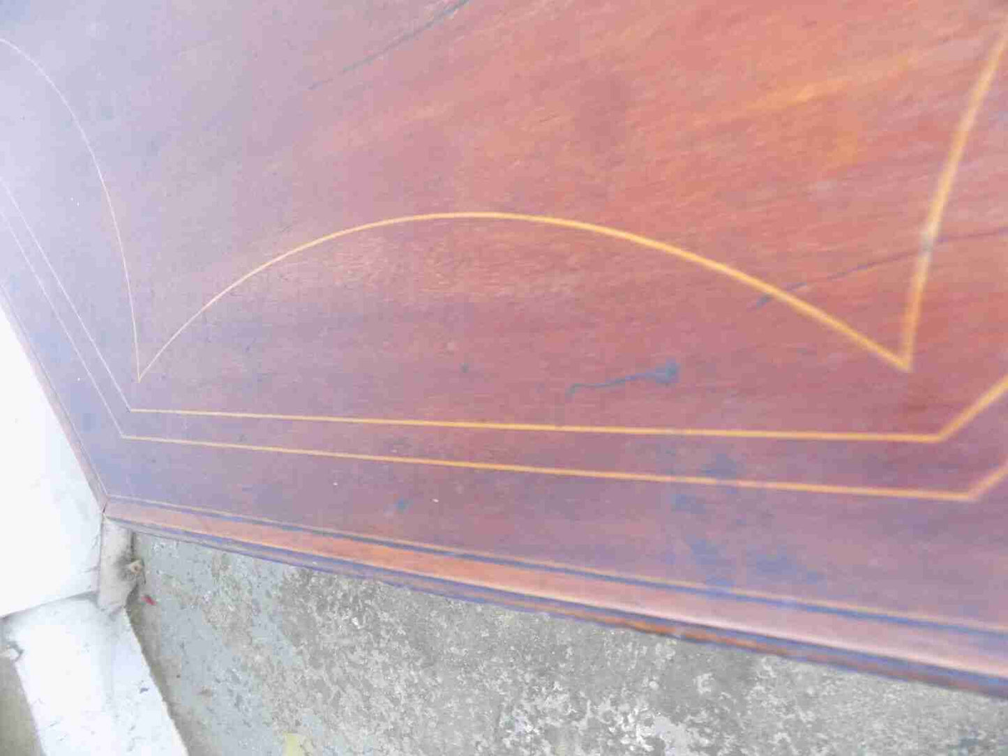 Antique Edwardian octagonal 2 tier inlaid occasional table