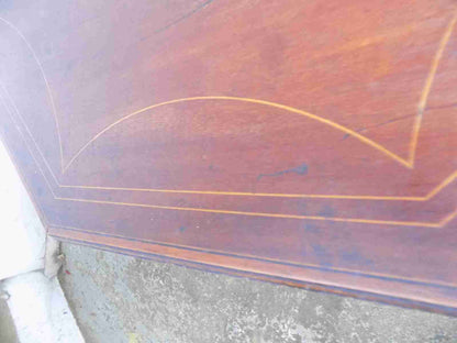 Antique Edwardian octagonal 2 tier inlaid occasional table