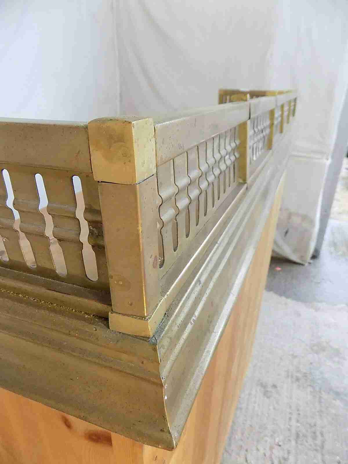 antique fireplace fender brass Fireplace Fireplaces & Accessories fire fender