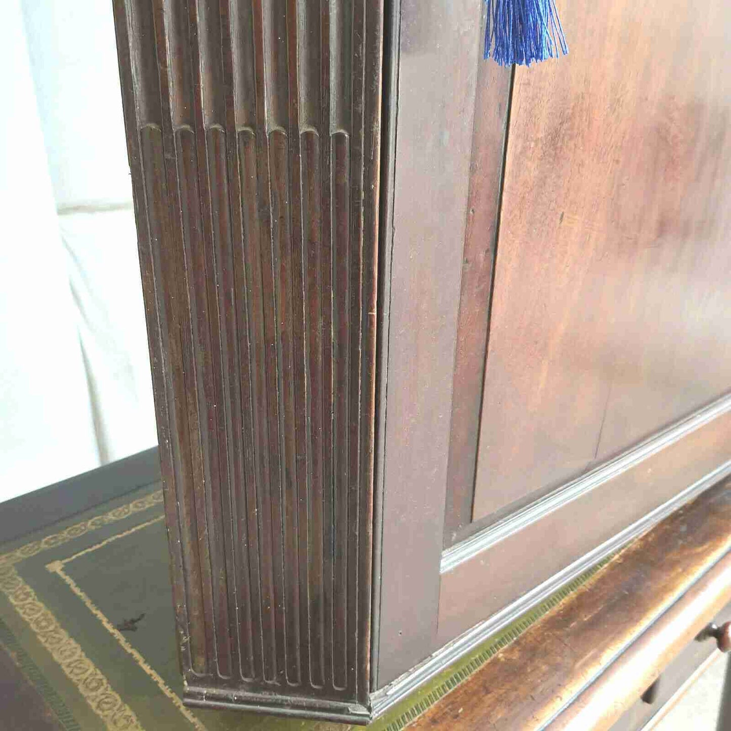 antique victorian mahogany single door corner cabinet shelves cabinet cupboard