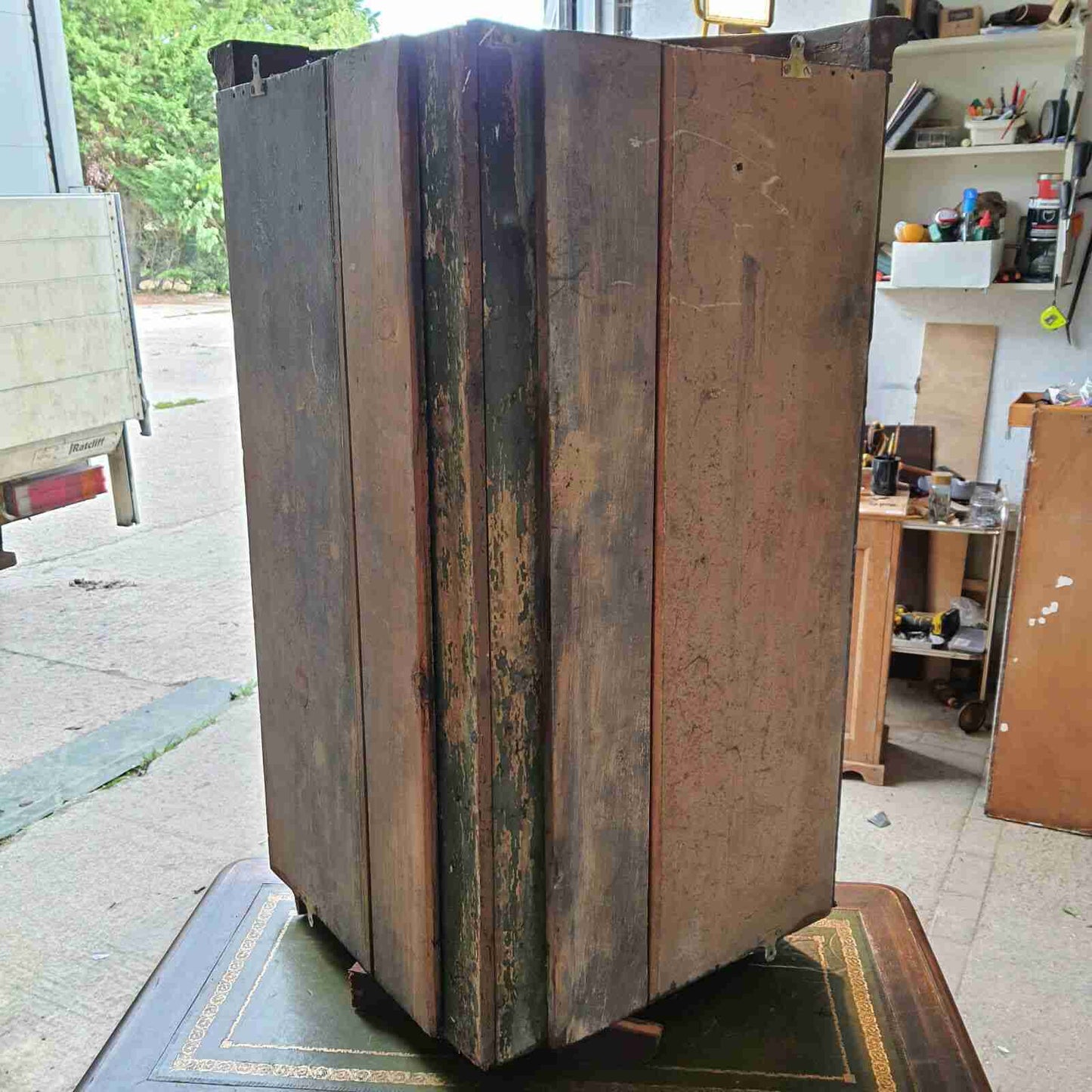 antique victorian mahogany single door corner cabinet shelves cabinet cupboard