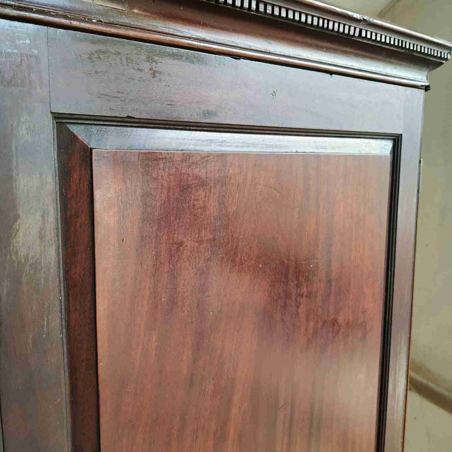antique victorian mahogany single door corner cabinet shelves cabinet cupboard