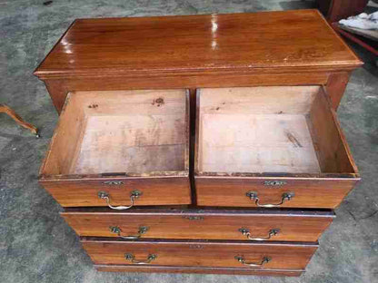 Antique Edwardian small 2 over 2 chest of drawers