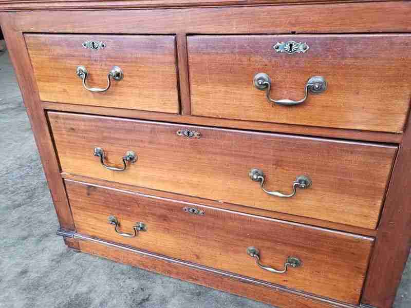 Antique Edwardian small 2 over 2 chest of drawers