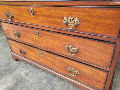 Antique mahogany small bureau desk drawers dressing table