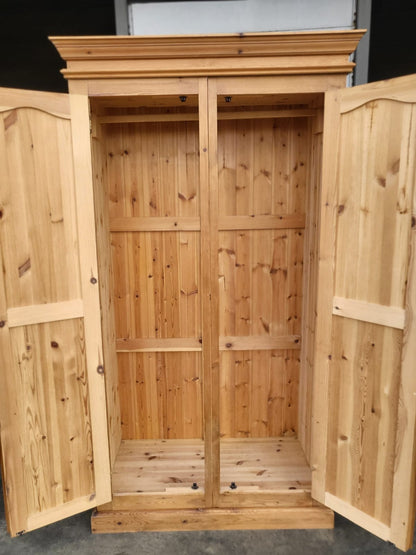 Pine breakdown double wardrobe 4 parts bedroom