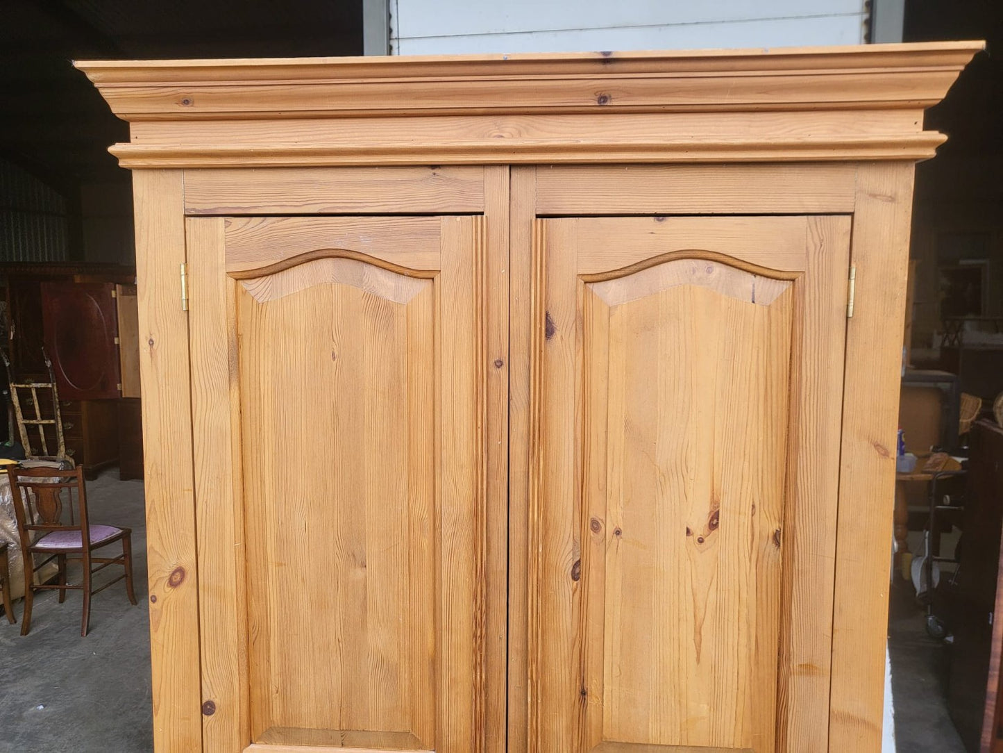 Pine breakdown double wardrobe 4 parts bedroom