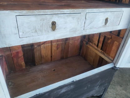 Large Chinese wardrobe linen press cupboard drawers cabinet