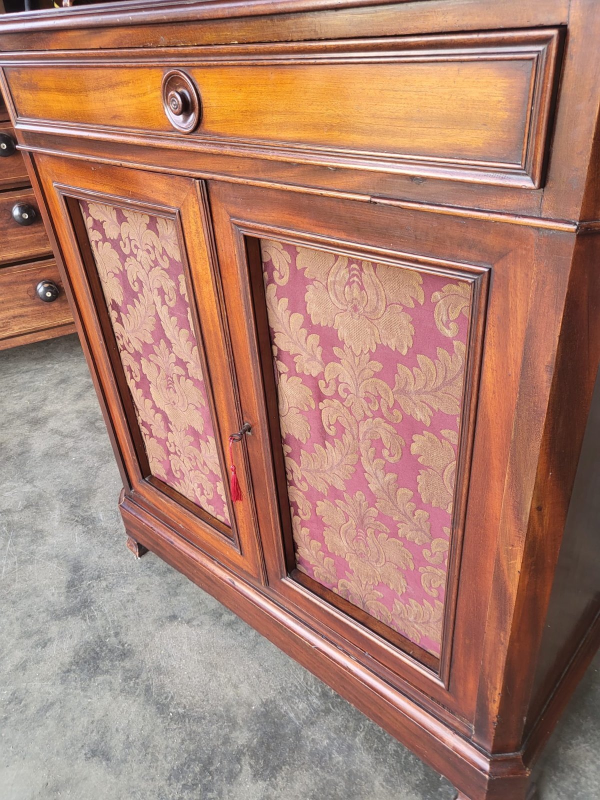 Antique slim small chiffonier sideboard gallery cabinet