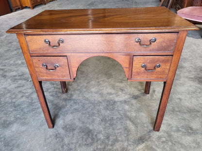 Antique Victorian mahogany tall boy small serving hall table sideboard
