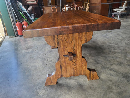 Breakdown refectory dining table seat to 8 flat pack