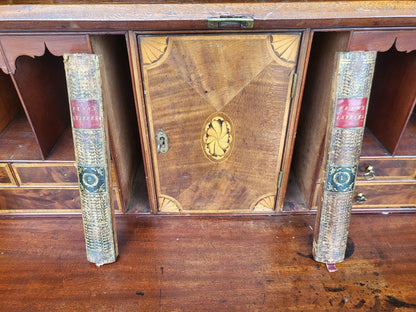 Antique mahogany small bureau desk drawers dressing table
