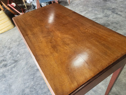 Antique Edwardian small 2 drawer desk serving hall table