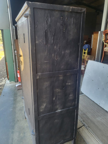 Large Chinese wardrobe linen press cupboard drawers cabinet