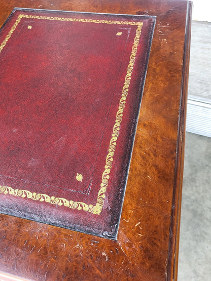 2 x antique repro filing cabinet leather top drawers file drawers PRICE X 1