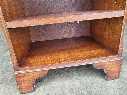 Small antique repro side end lamp table cabinet