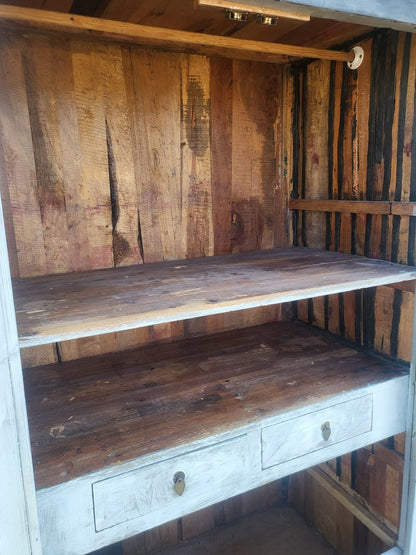 Large Chinese wardrobe linen press cupboard drawers cabinet