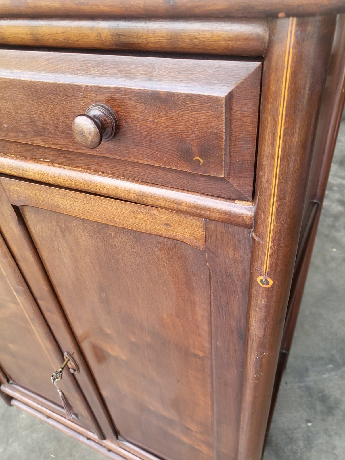 Vintage chest of drawers cabinet cupboard tray drawers