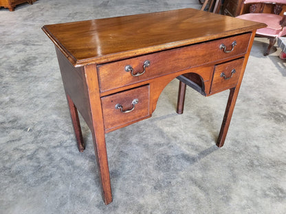 Antique Victorian mahogany tall boy small serving hall table sideboard