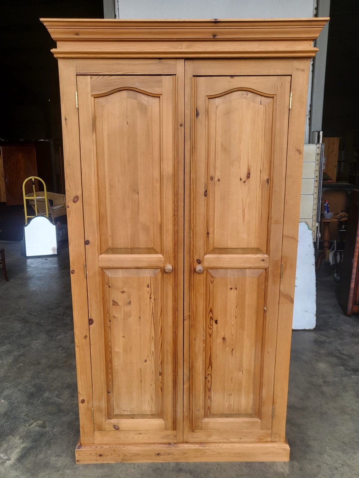 Pine breakdown double wardrobe 4 parts bedroom