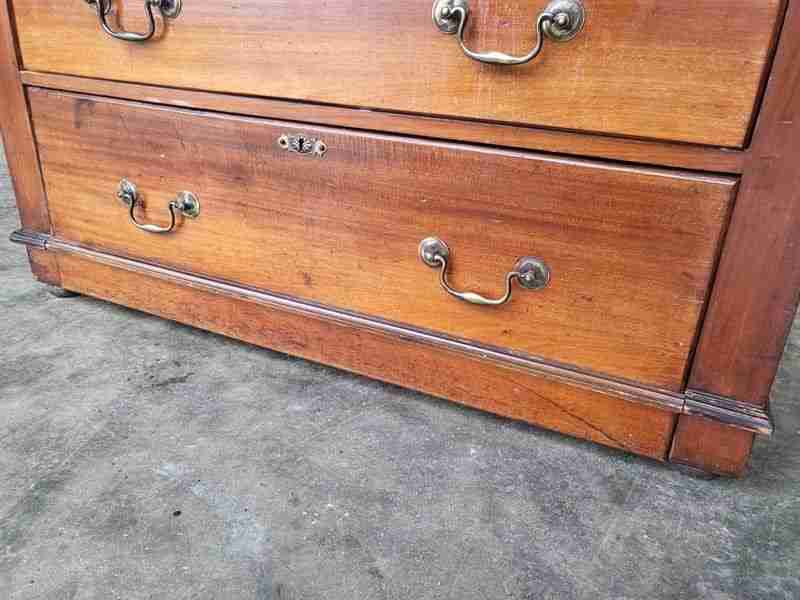 Antique Edwardian small 2 over 2 chest of drawers