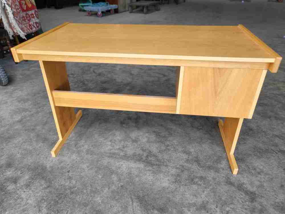 Modern small single pedestal  2 drawer writing desk