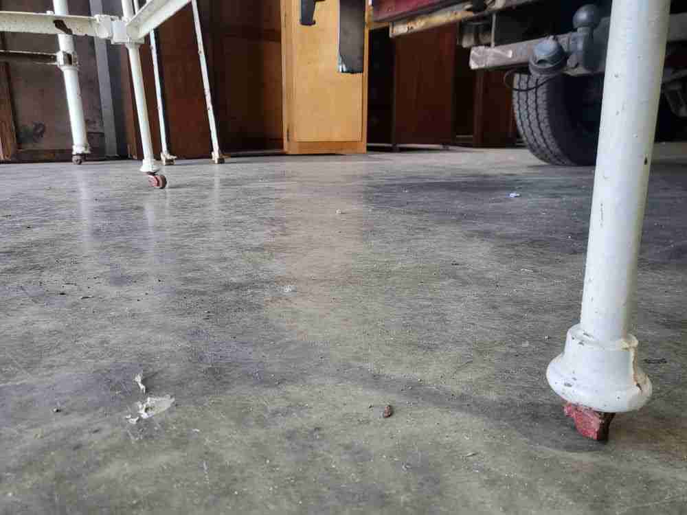 Antique Victorian cast iron double bed frame