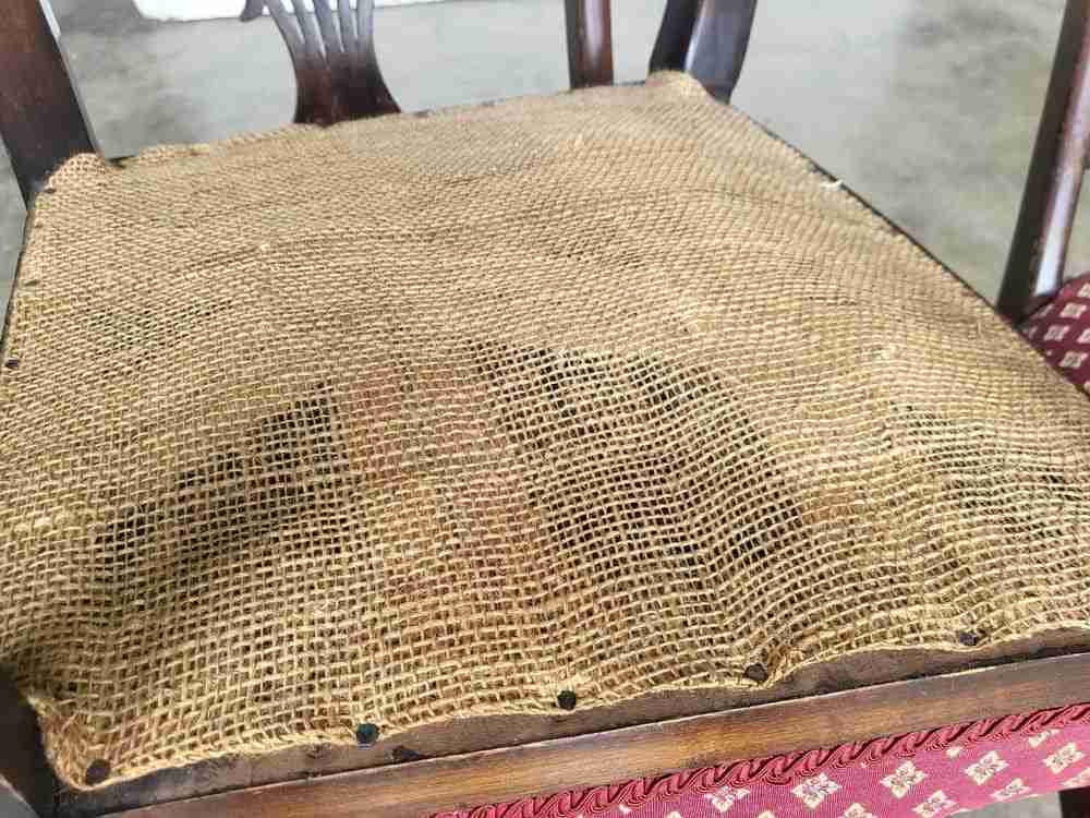 4 Antique art nouveau high back dining chairs curved legs