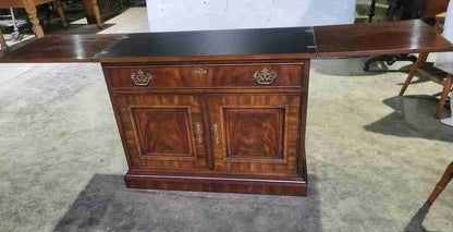 Antique repro sideboard cabinet serving table drawer