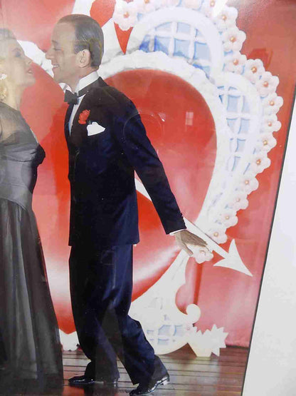 Framed colour photographic print of Fred Astaire and Ginger Rogers