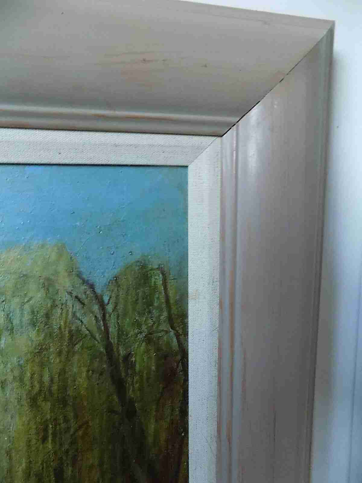 Framed original oil painting