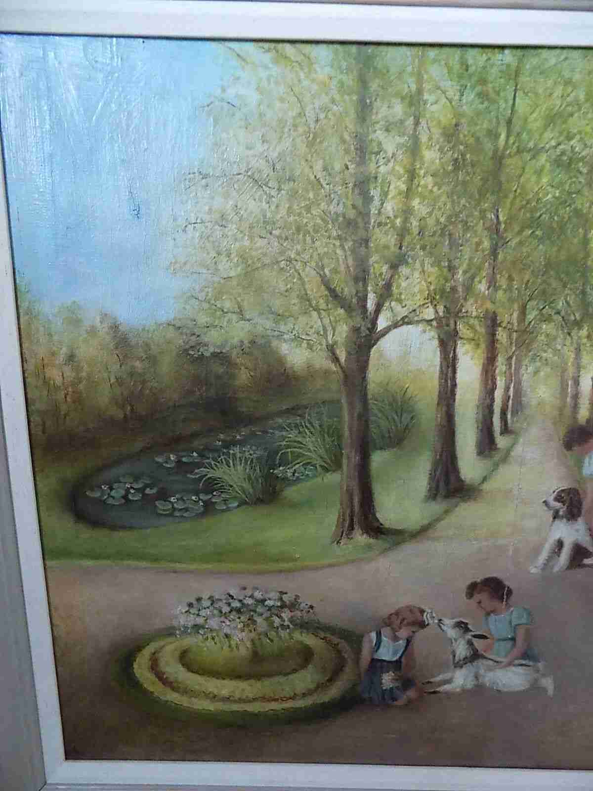 Framed original oil painting