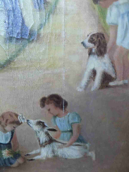 Framed original oil painting