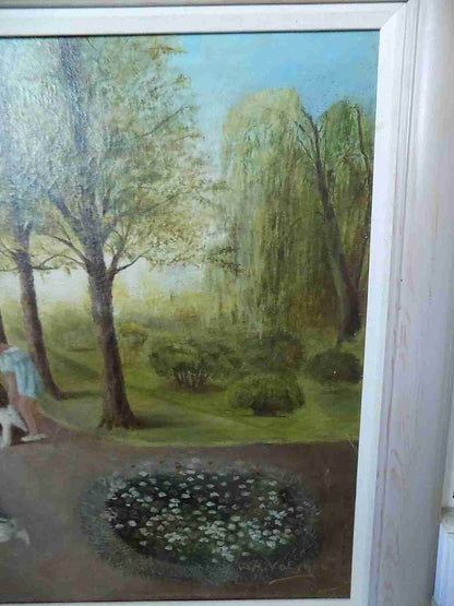 Framed original oil painting
