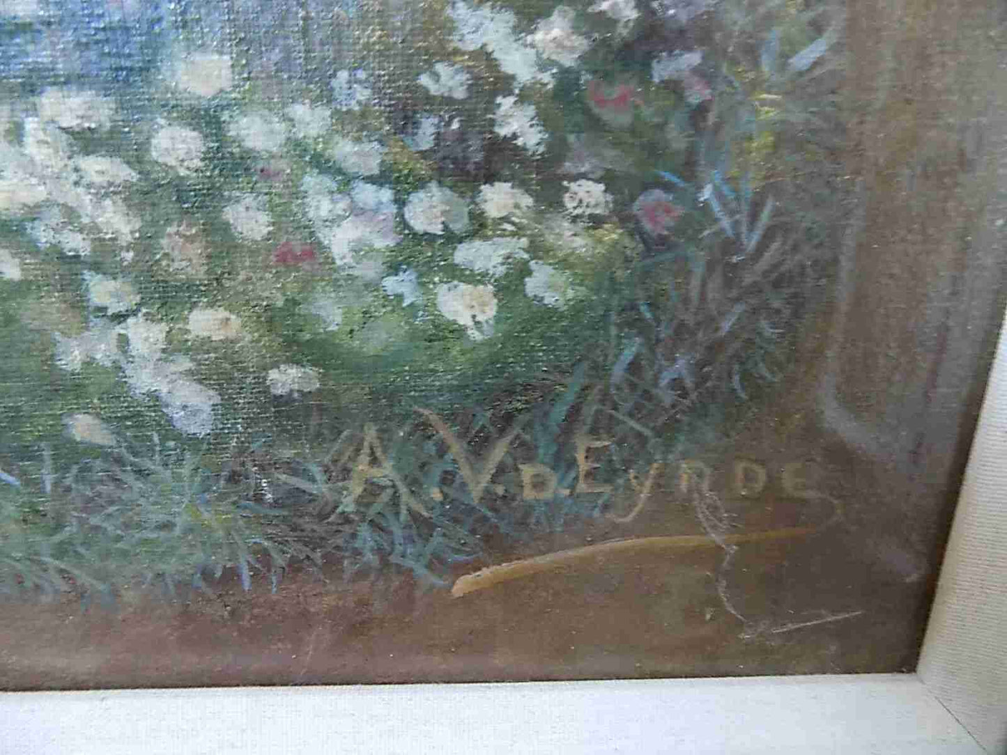 Framed original oil painting