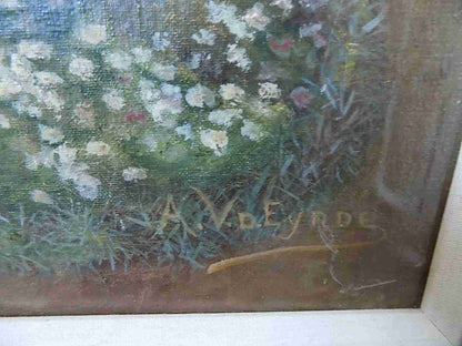 Framed original oil painting