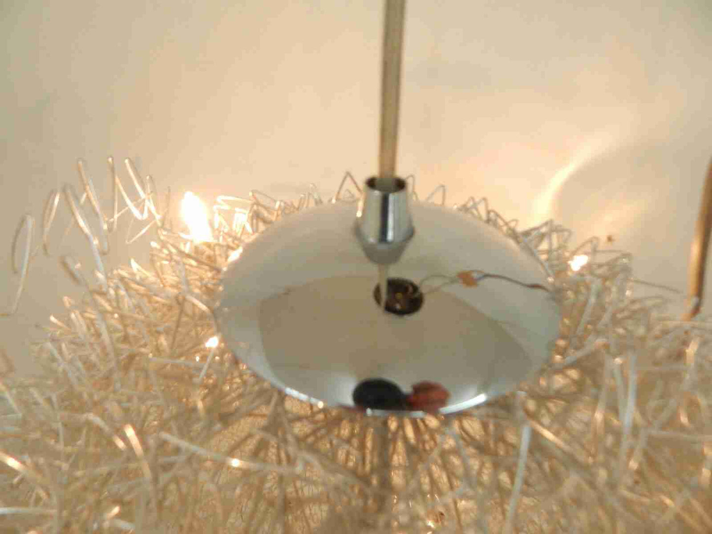 Modern orb round metal ceiling light