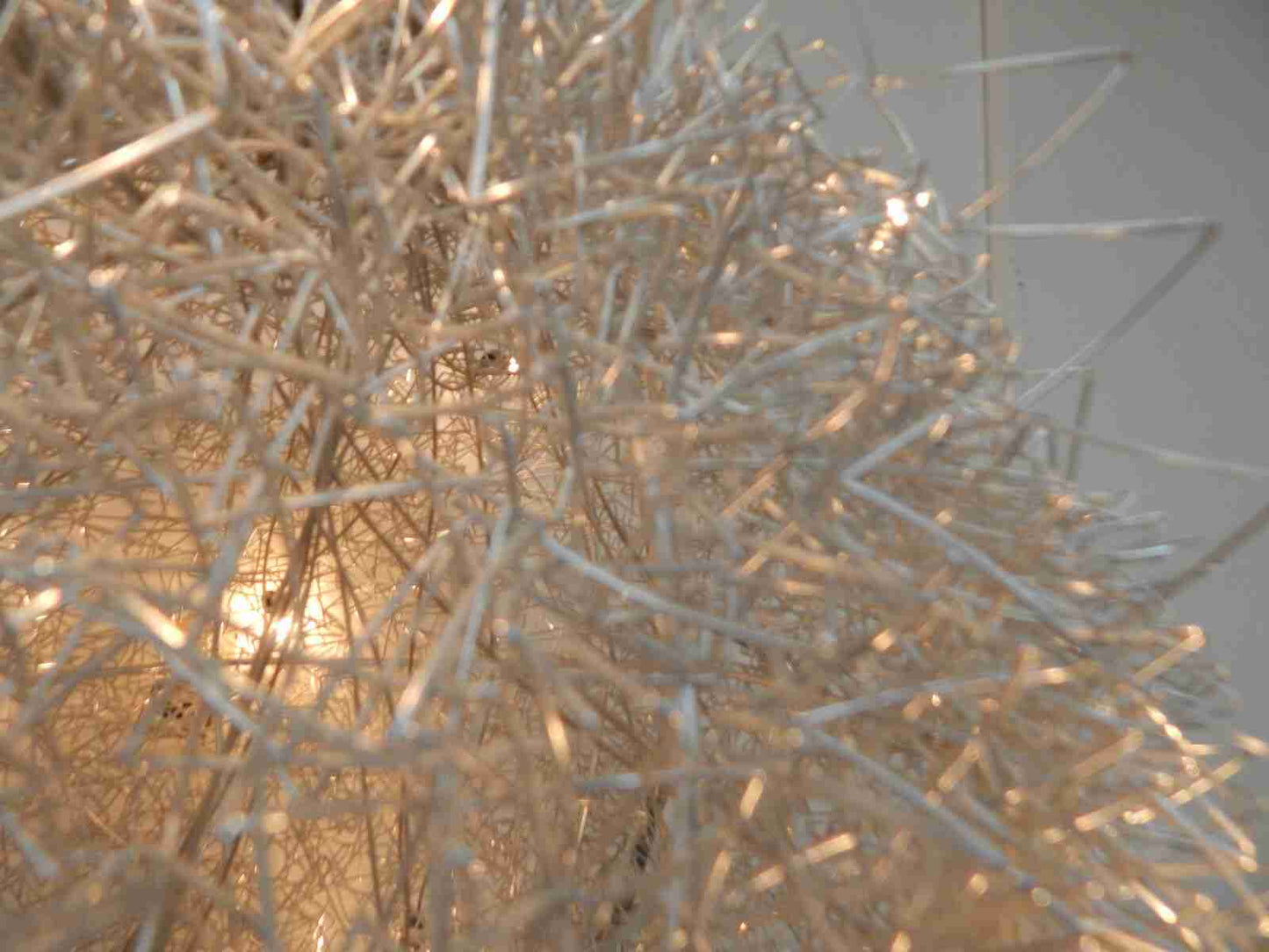 Modern orb round metal ceiling light
