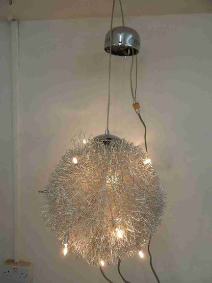 Modern orb round metal ceiling light