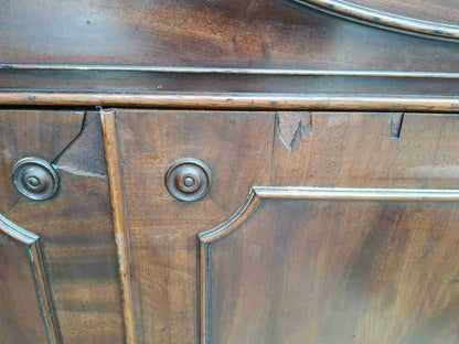 victorian antique mahogany secretaire bureau writing desk drawers bracket feet